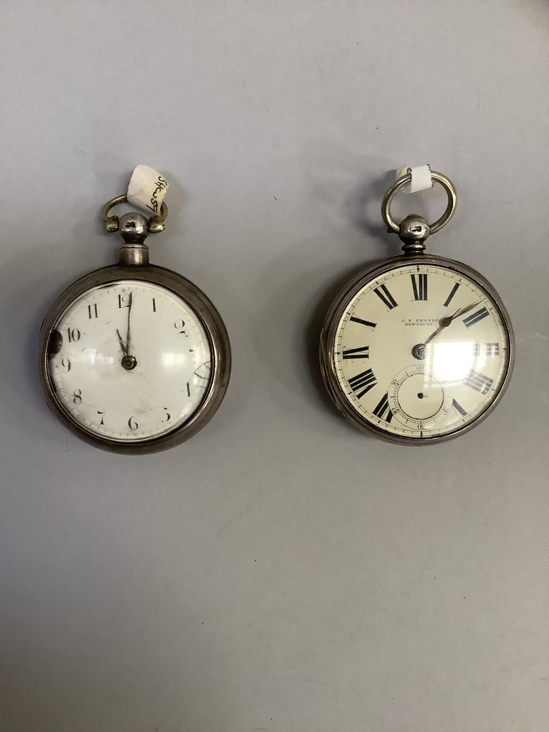 A George IV pocket watch by Bartholomew Levington of London, case c.1810, with right angle verge