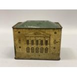 A printed tin plate moneybox modelled as the Queens dolls house, issued by Chubb and Sons Lock and