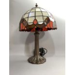 A Tiffany style table lamp, 41cm high