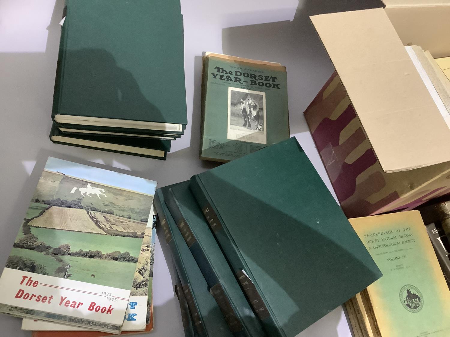 A large quantity of reference works relating to Dorset including the Dorset Yearbook, The Dorset