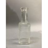 Waffen SS Laudanum bottle, the ridges in the glass are for blind recognition.