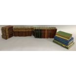A uniform bound set of the works of Thomas Carlyle in 27 volumes together with various leather