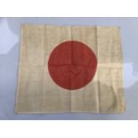 WW2 Japanese soldier’s rifle flag