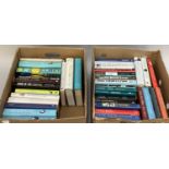 Books: two boxes, including titles on Soho, The Gentry, biographies and novels, in good order