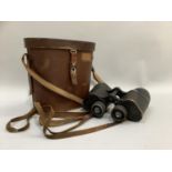 A large and heavy pair of vintage Carl Zeiss "Jena" Dekarem binoculars, model 141485, made in