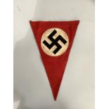 German NSDAP nazi party pennant, service wear