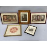 Various Baxter prints including Gems of The Great Exhibition no.1 and no.3, Eagle and Vulture,