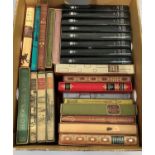 Folio Society books including Howard's End, Siegfried Sassoon, Life of Michelangelo, R.L.