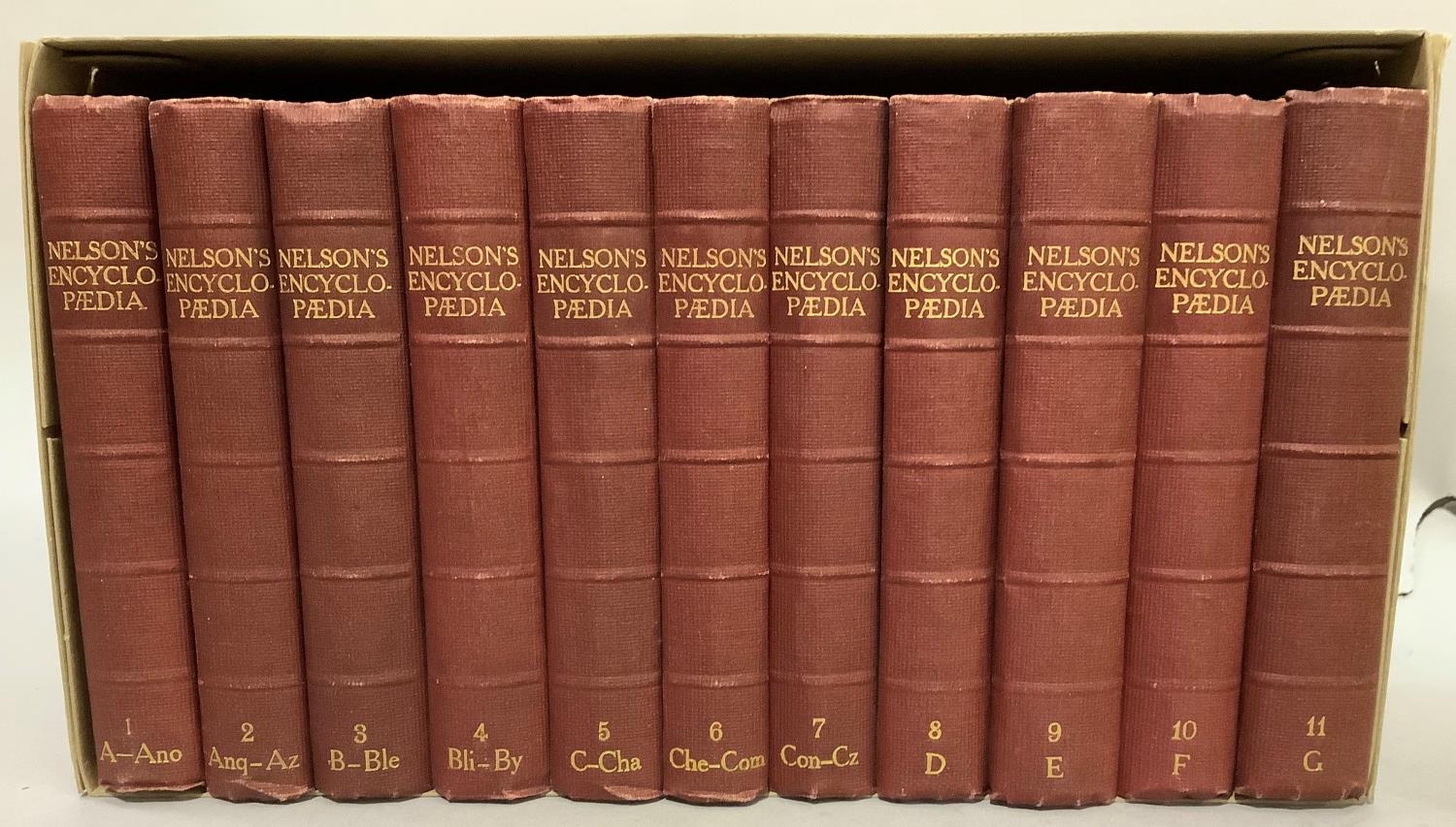 A uniform bound set of Nelson's Encyclopaedia in twenty three volumes - Bild 2 aus 3