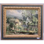 Angus Rands, Kettlewell, oil on canvas, signed to lower right, 39cm x 49cm