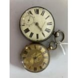 A Victorian open faced silver cased Improved Patent pocket watch by J Harris Wolver Lampton, fusee