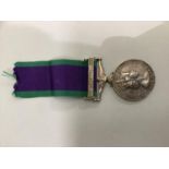 General service medal 1962-2007 clasp Northern Ireland to PTE P E Donnelly RPC E F