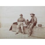 FRANK MEADOW SUTCLIFFE (1853-1941), R Dryden and F Langlands, portrait of Whitby fishermen, Dryden