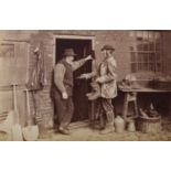 FRANK MEADOW SUTCLIFFE (1853-1941), Robert Johnson, Whitby hardware merchant and workman haggling