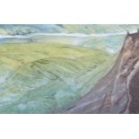 ARR Tim Slatter (Contemporary), Oxnop Gill, colour etching, limited edition 4/75, signed, titled and
