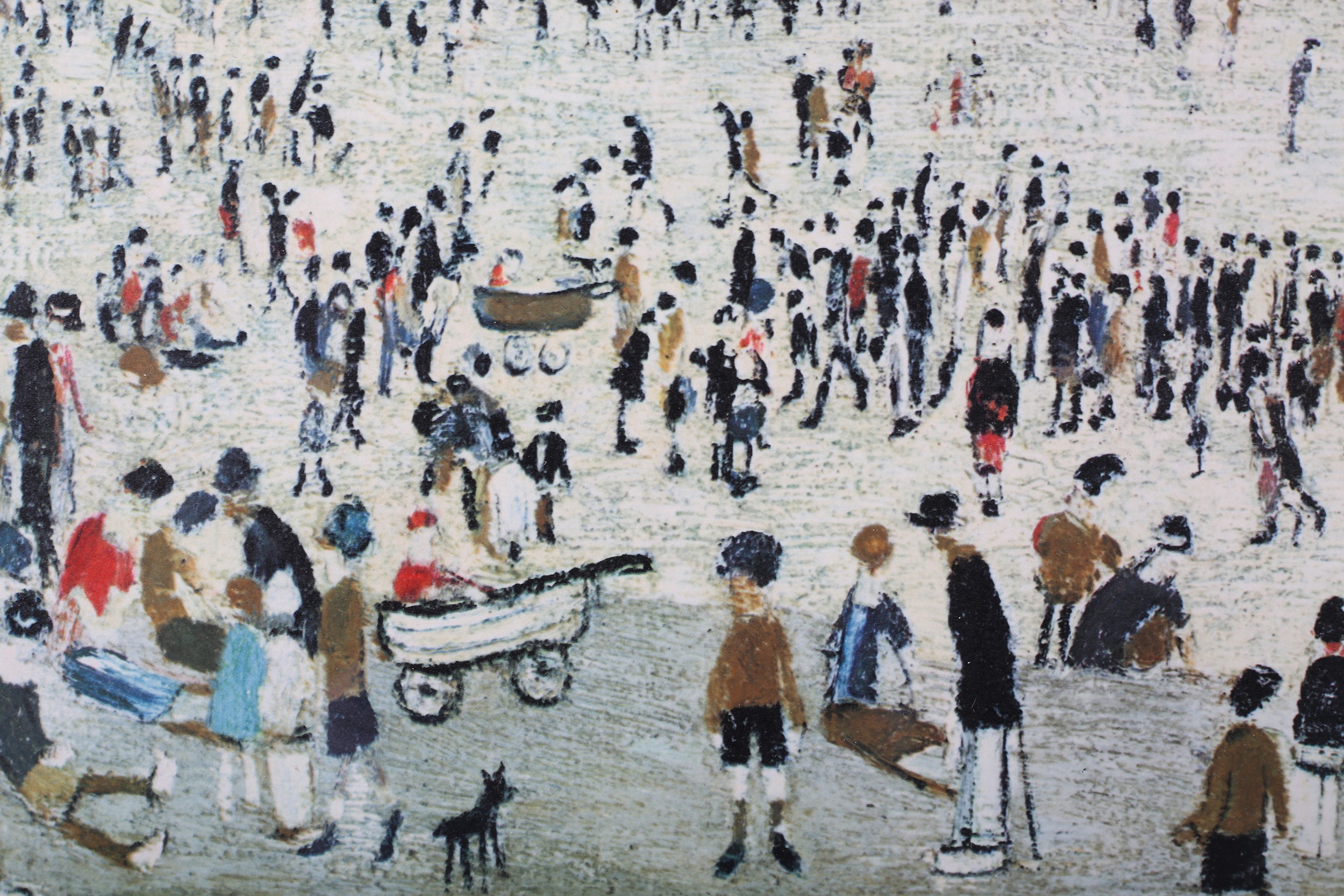 ARR By and After Laurence Stephen Lowry (1886-1976), Peel Park, Salford, colour lithograph, signed - Image 4 of 6