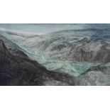 ARR Tim Slatter (Contemporary), Yew Bank - Eskdale, colour etching, limited edition 6/75, signed and