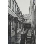 ARR After Stuart Walton (b.1933), Whitelock's, Leeds, black and white lithograph, limited edition