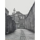 ARR Stuart Walton (b.1933), Cobbled Back Street, pencil, signed and dated (19)79 to lower right,
