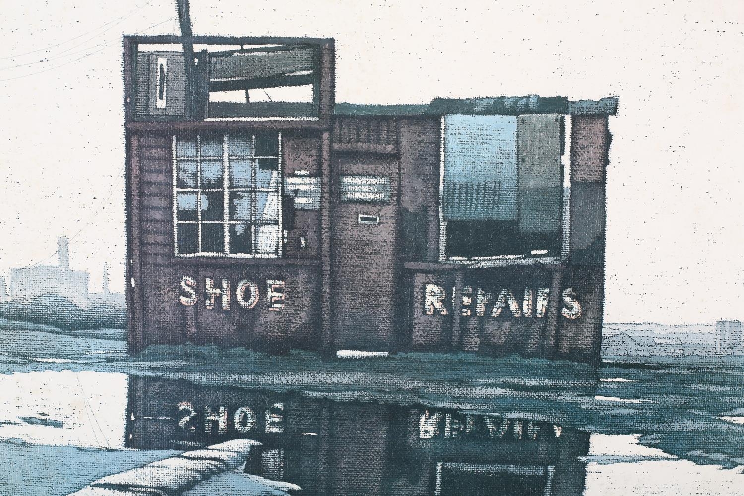 ARR After Stuart Walton (b.1933), Shoe Repairs, print in colours, signed and no.40/600 in pencil