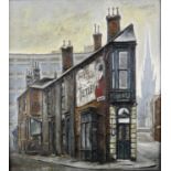 ARR Stuart Walton (b.1933), Walker's Off Licence, oil on board, signed M.S Walton and dated (19)61