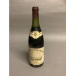 One bottle, Domaine Clos Des Cazaux Gigondas 1984, Cuveé De La Tour Sarrazine, bronze medal Concours