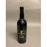 One bottle Dow's 1960 vintage port, slightly soiled label, damaged wax seal, London bottled