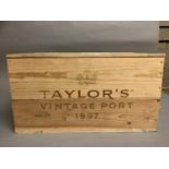 Twelve bottles of Taylor's 1997 Vintage Port, OWC