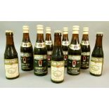 Five bottles of John Smith's Centenary Ale, 1847-1947, brewed and bottled at the Brewery, Tadcaster,