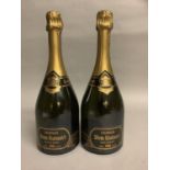 Two bottles Dom Ruinart Blanc de Blancs 1988