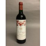 One bottle, Chateau Mouton Rothschild 1995, 1er Cru Classe Pauillac, 12.5% vol, good level mid neck