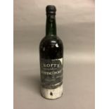 One bottle Croft's Crusting Port, 1954 vintage, bottled London 1960, labelled over whitewash,
