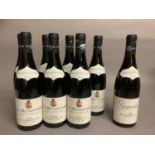 Eight bottles M.Chapontier Crozes Hermitage 2001 'Les Meysonniers; one bottle Gigondas 1999,