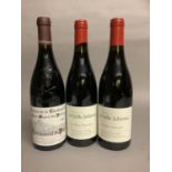 Mixed lot, three botlles, two Domaine De La Vielle Julienne 2011 and One Domaine De La