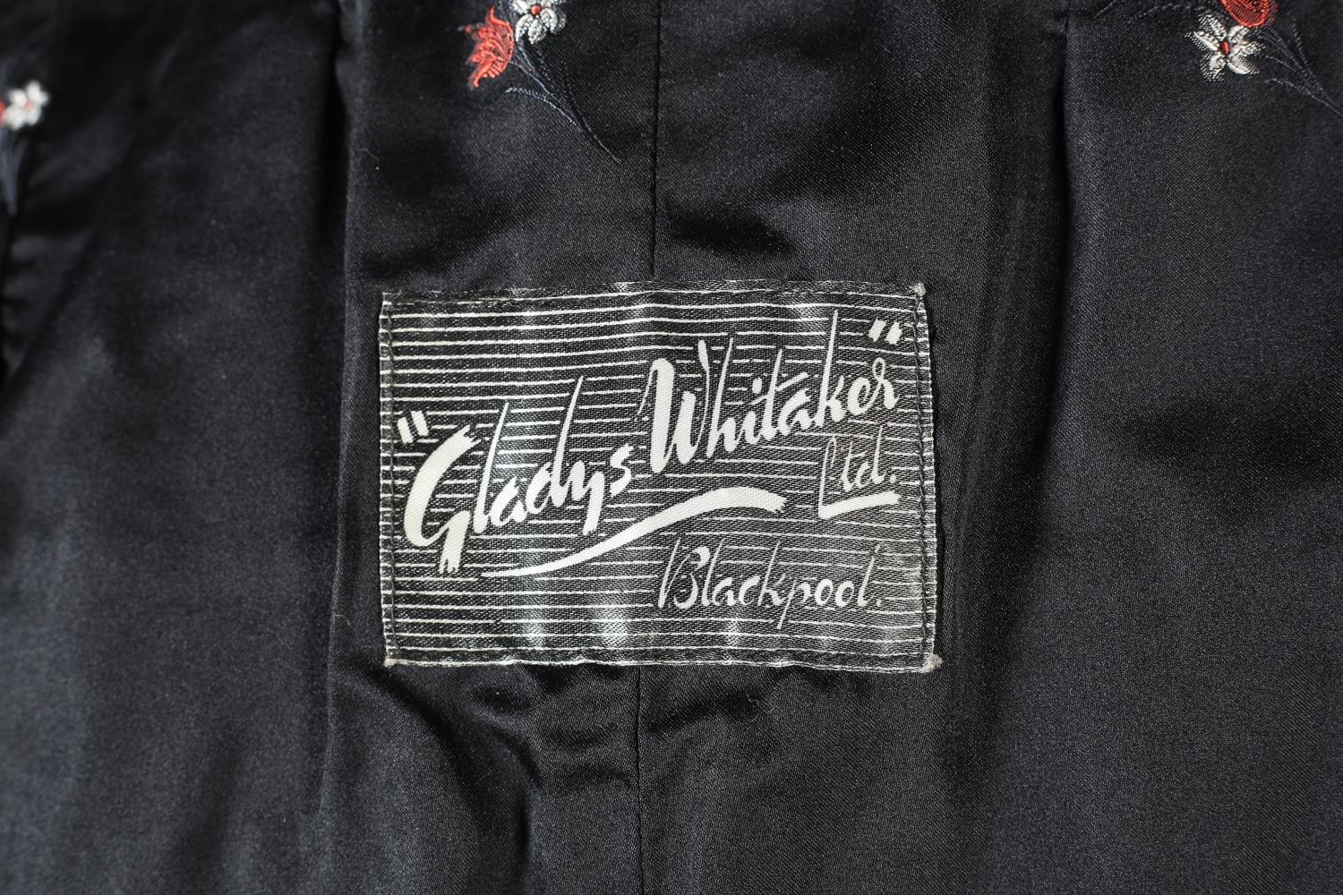 Stylish 20th century Beaver Lamb jacket/coat, c 1950’s, black, three-quarter length, black lining - Image 5 of 5