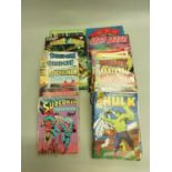 A collection of pocket book comics to include Spider-man (1-16), Fantastic Four (1-19, 21-28),