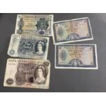 Banknotes - National Commercial Bank of Scotland, two five pound notes signatory David Alexander,