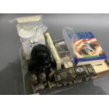 Children related items including Darth Vader, Winnie the Pooh mug, Beatrix Potter soap, playing