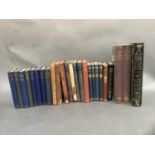 Jane Eyre and The Canterbury Tales in slip cases and a small quantity of uniform bound books