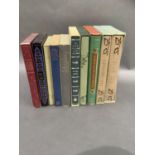 Ten volumes printed by the Folio Society including The Odyssey, The Iliad, The Rise and Fall of