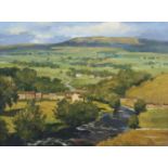 ARR Michael Curgenven (20th/21st century), Kettlewell, North Yorkshire Dales, oil on board, signed