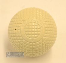 Fine J B Halley "The Ocobo 27 ½" moulded mesh guttie golf ball - unused and in perfect condition