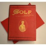 1900 Golf Illustrated Magazine Bound Vol. No. V July 6 to September 28 - in publishers red and