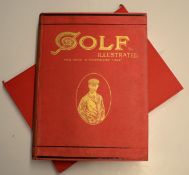 1900 Golf Illustrated Magazine Bound Vol. No. V July 6 to September 28 - in publishers red and