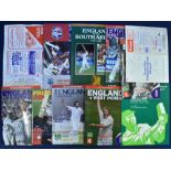 England Cricket Test Match Programmes, Ticket, signed Scorecards to include 2005 England v Australia