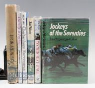 Horse Racing Hardback Books signed and unsigned 1st editions, to include Jockeys of the Seventies