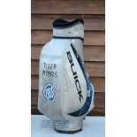 Tiger Woods Early Buick Official Tour Golf Bag c/w TW logo and facsimile signature to the ball