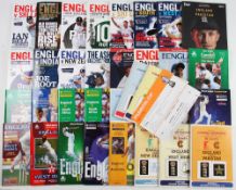 1983-2018- a good collection of England Cricket Test Match programmes with an Australia v West