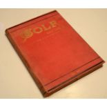 1903 Golf Illustrated Magazine Bound Vol No. XVI April 3 to June 26 - in publishers red and gilt