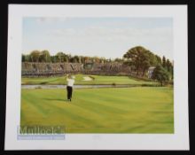 Graeme Baxter Signed Artists Proof 'The Shot Ryder Cup 1989' Golf Print signed in pencil to the